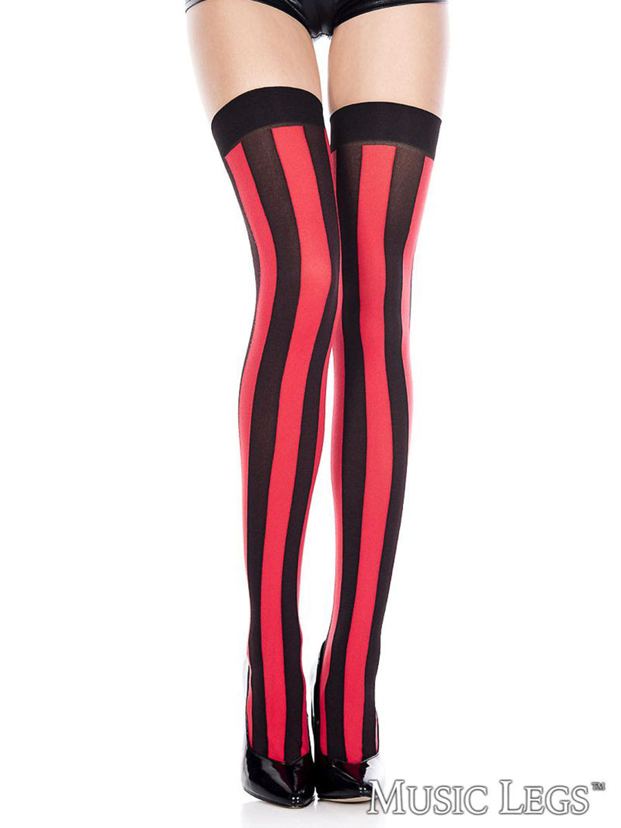 Vertical Striped Stockings