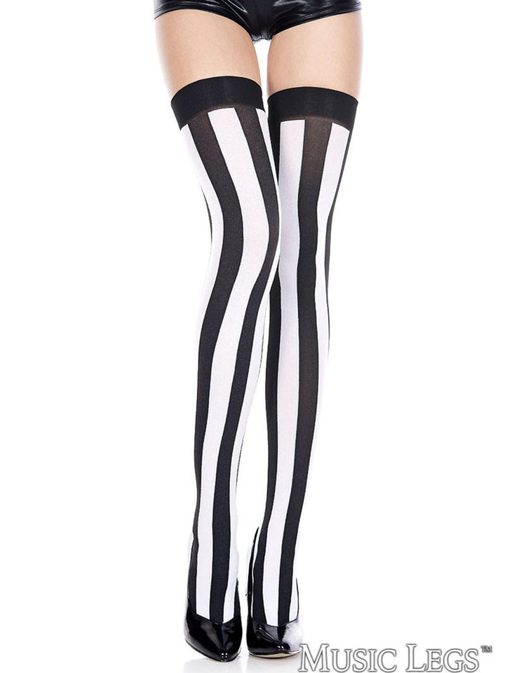 Vertical Striped Stockings