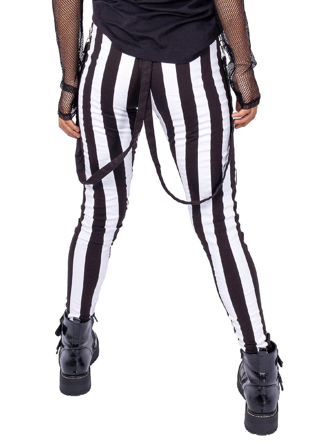 Ghosted Striped Leggings