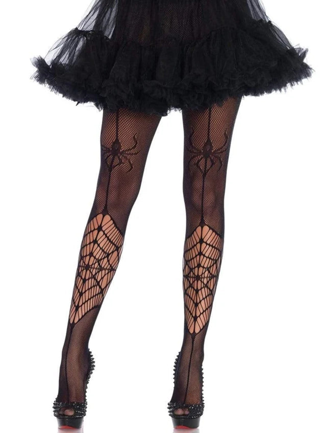 Spiderweb Fishnet Tights