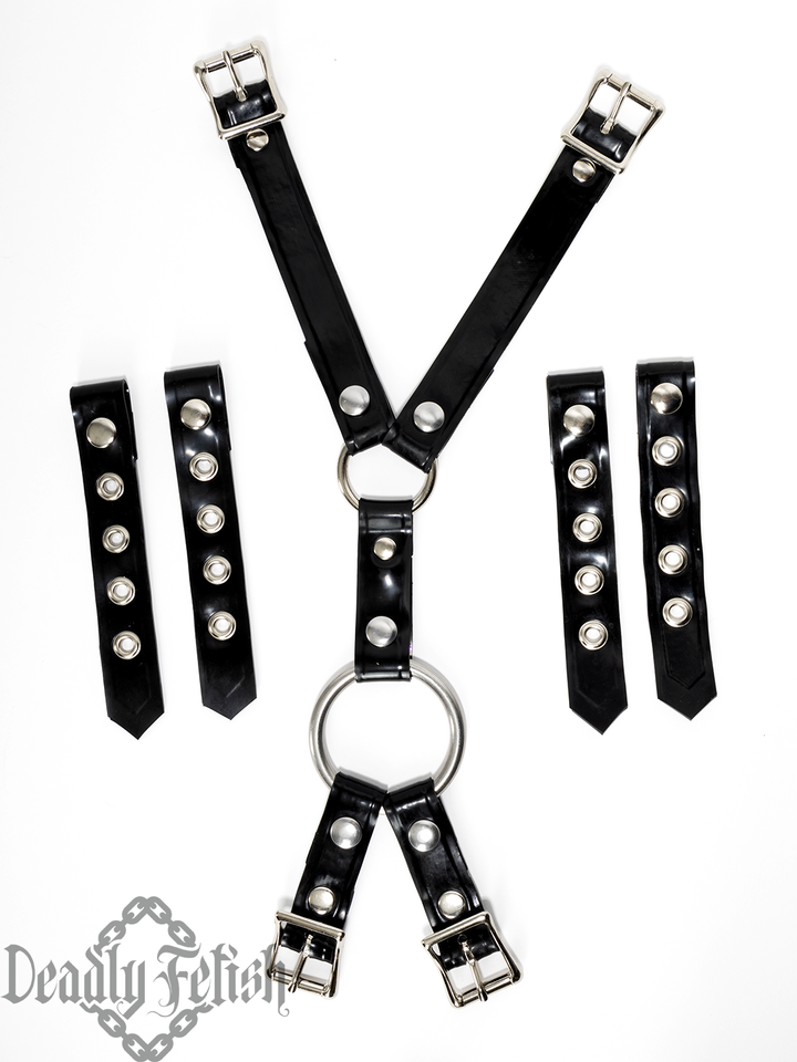 Deadly Fetish Made-To-Order Latex: Harness Addition #09 Straps