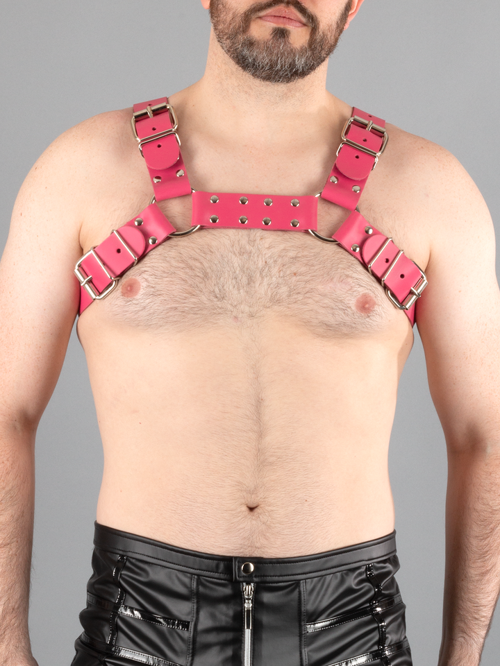 Leather Bulldog Harness