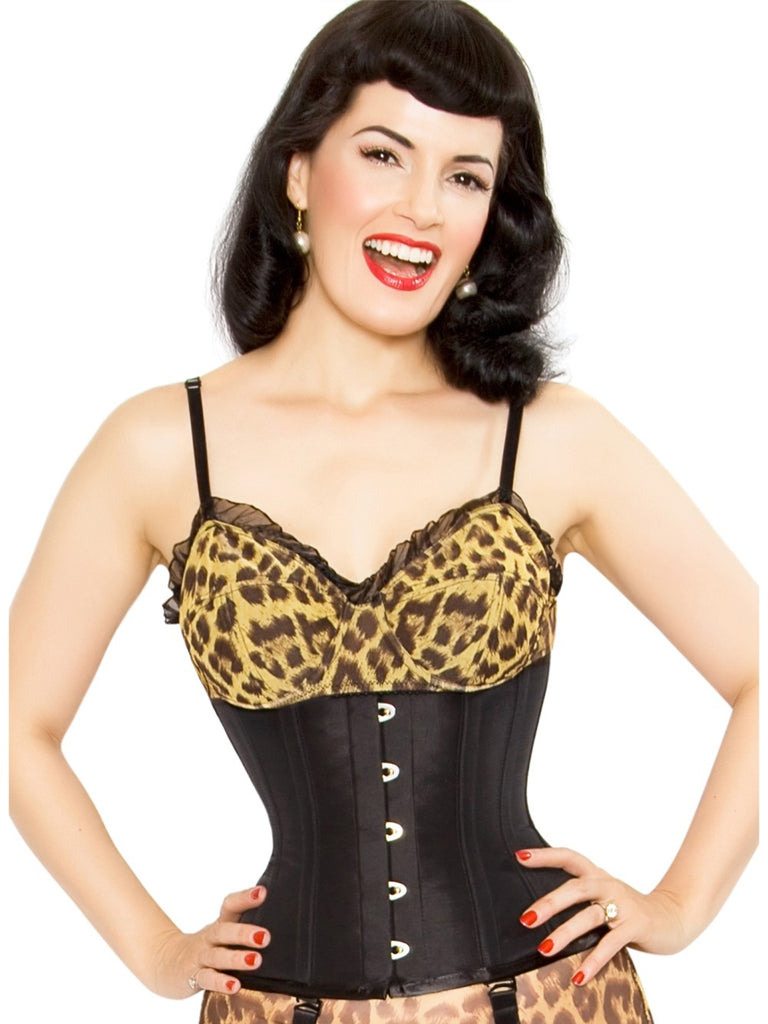 Taffeta Overbust Corset – Deadly Couture Inc.