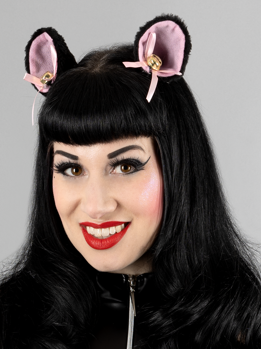 Clip-In Cat Ears with Bells