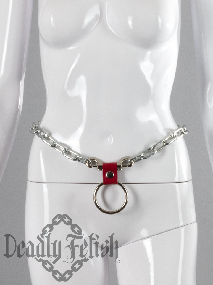 Deadly Fetish Latex: Chain and Latex Belt