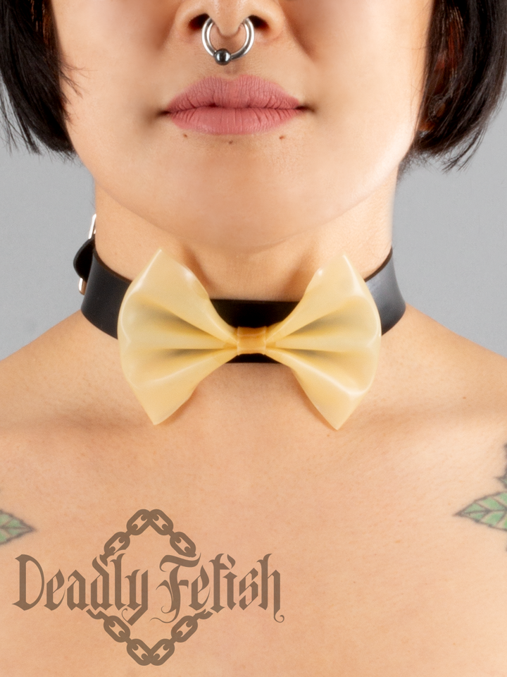 Deadly Fetish Latex: Basic Bow Choker