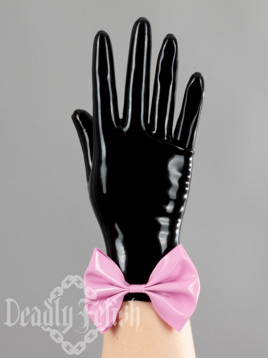 Deadly Fetish Latex: Gloves With Bows