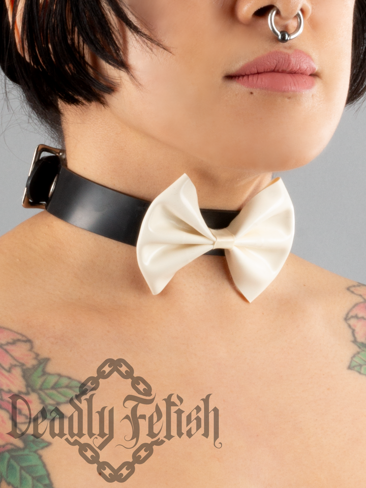 Deadly Fetish Latex: Basic Bow Choker