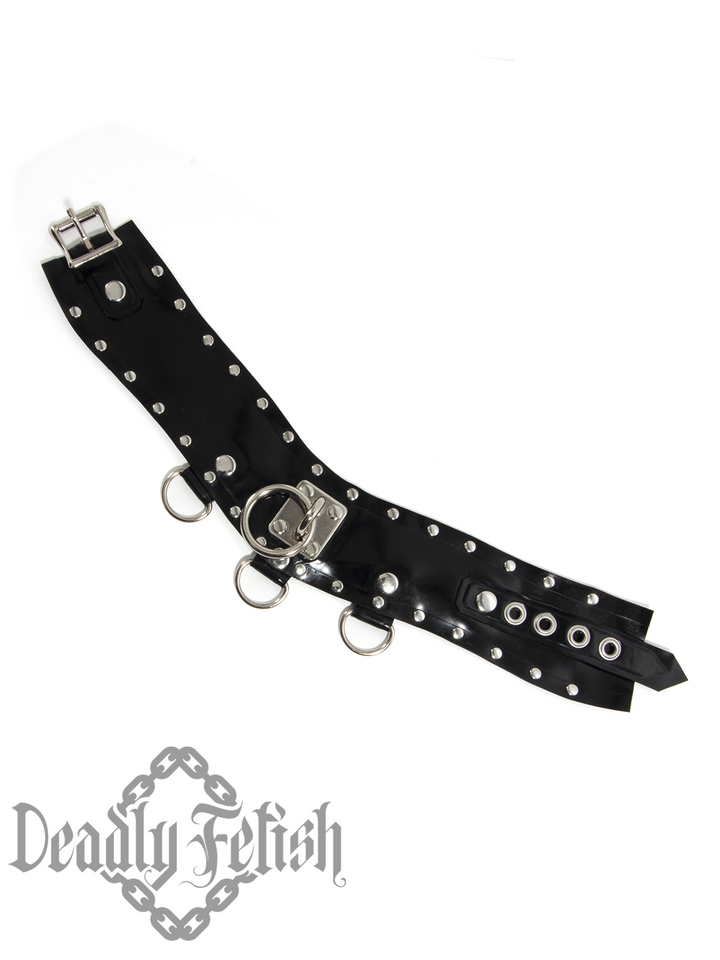 Deadly Fetish Made-To-Order Latex: Collar #08 with Rivets