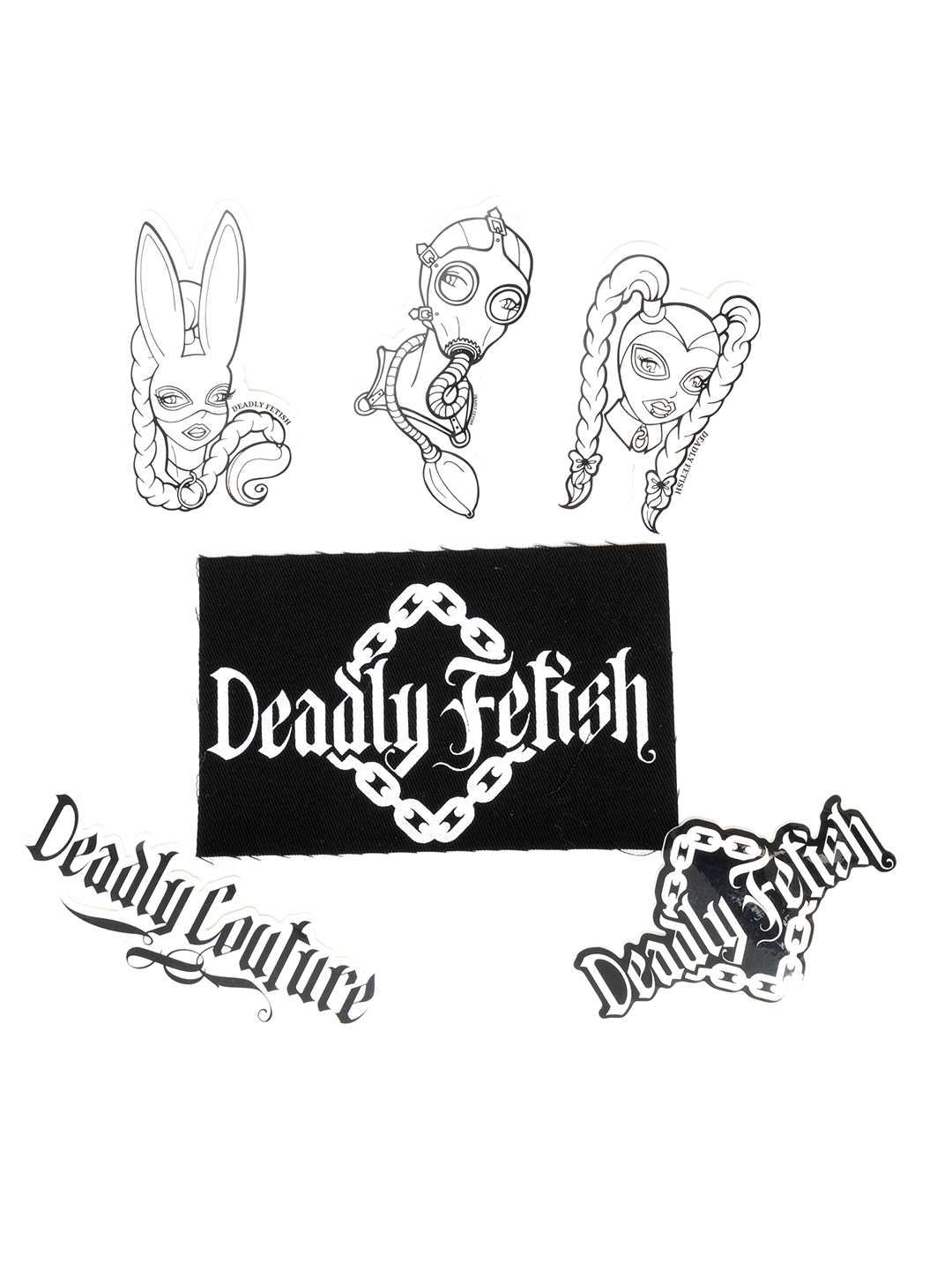 Deadly Fetish Sticker & Patch Packs