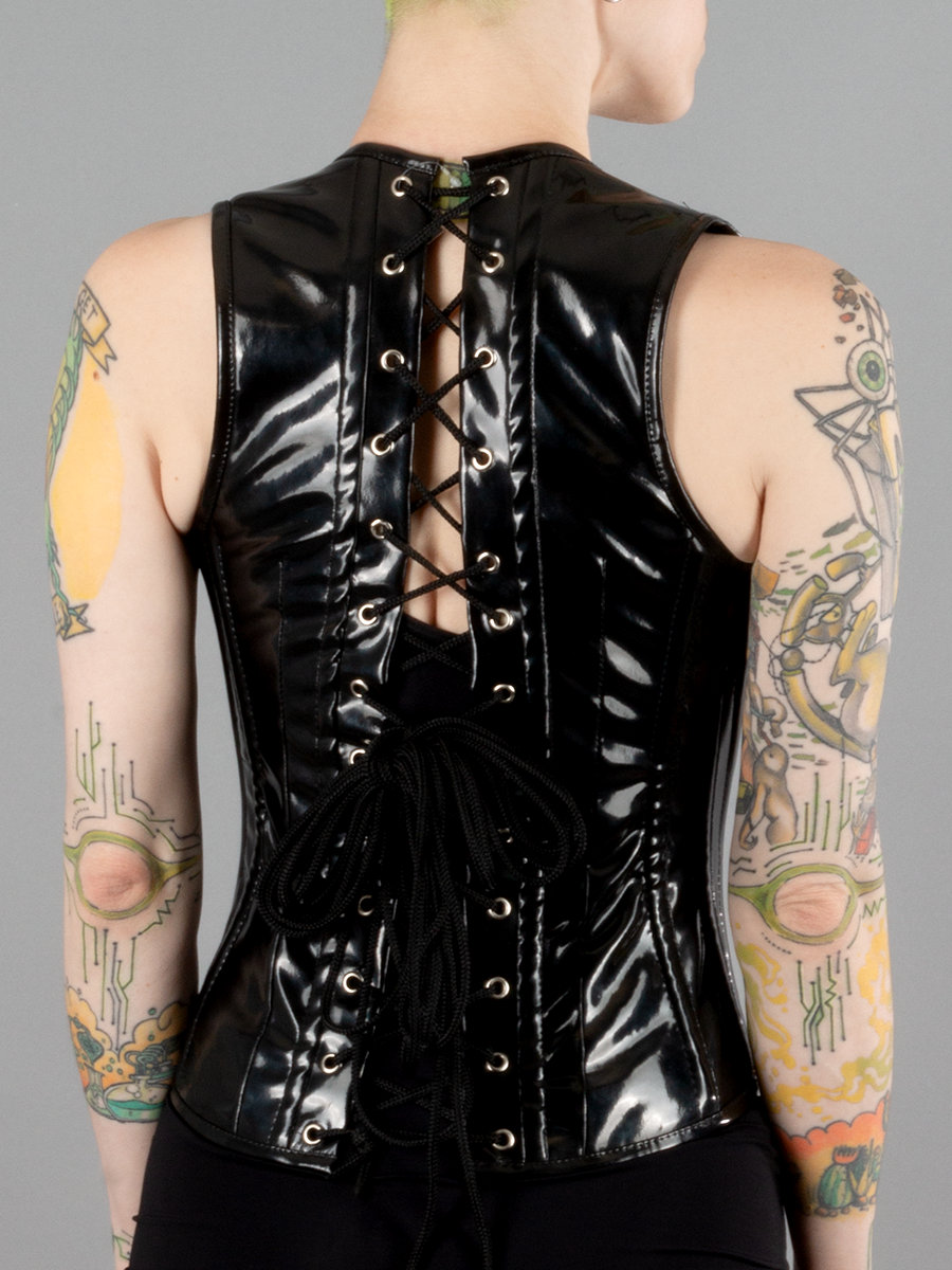 Dominia PVC Underbust Vest Corset