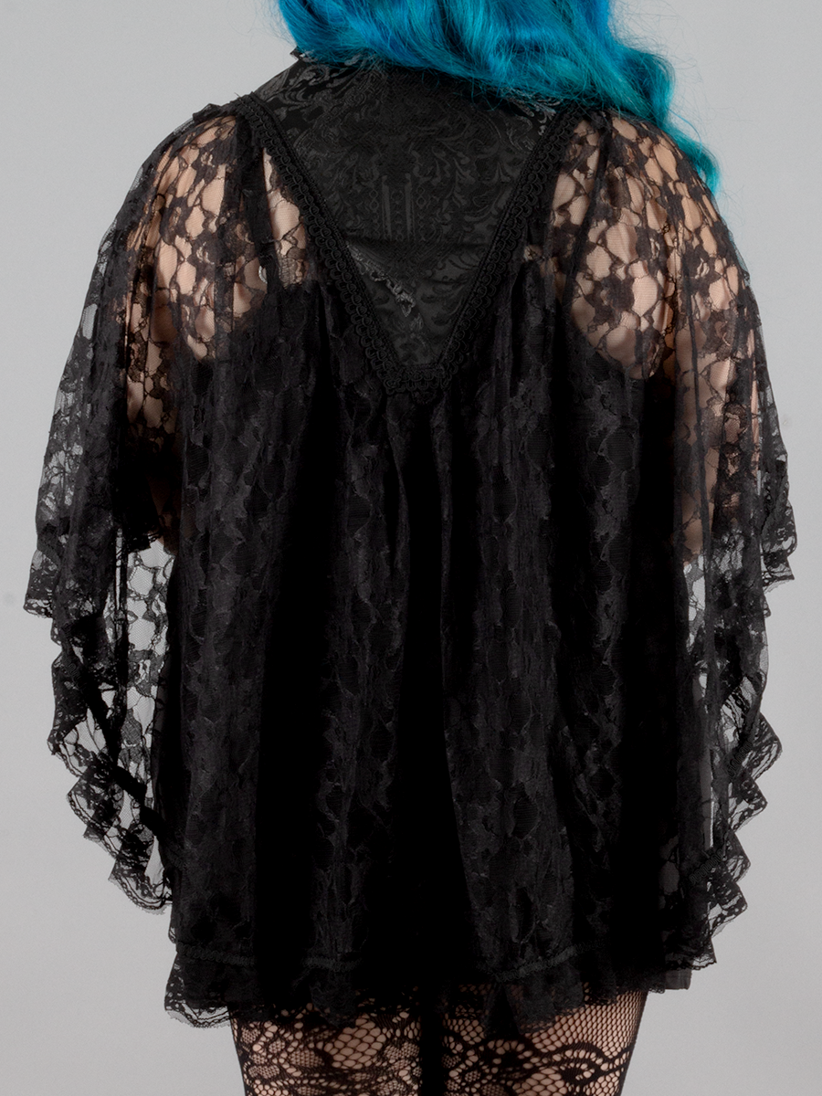 Draconia Lace and Brocade Capelet