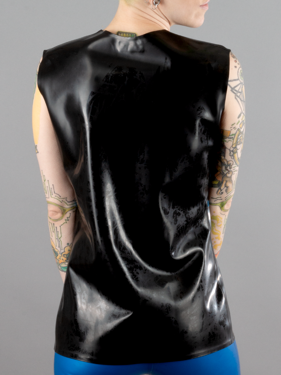 Latex Cross Vest