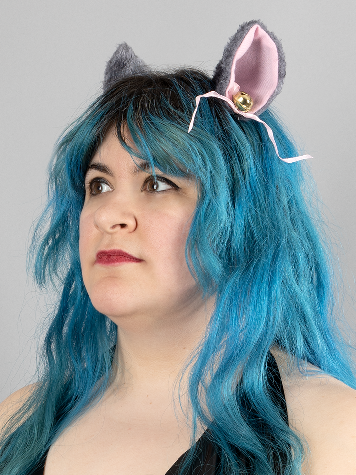 Clip-In Cat Ears with Bells