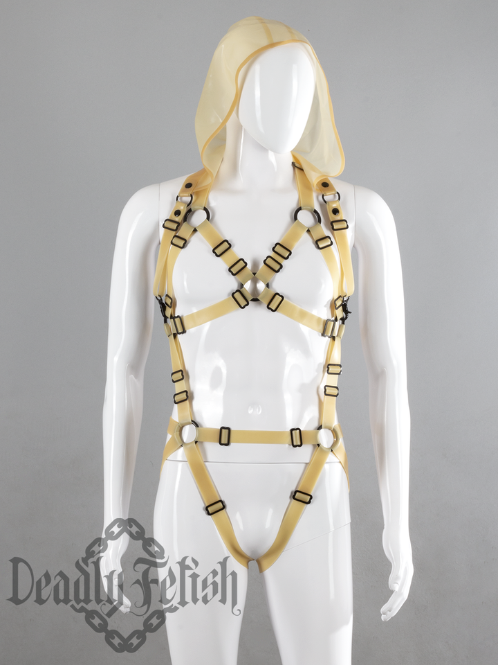 Deadly Fetish Latex: Harness Addition #19 Clip-On Hood