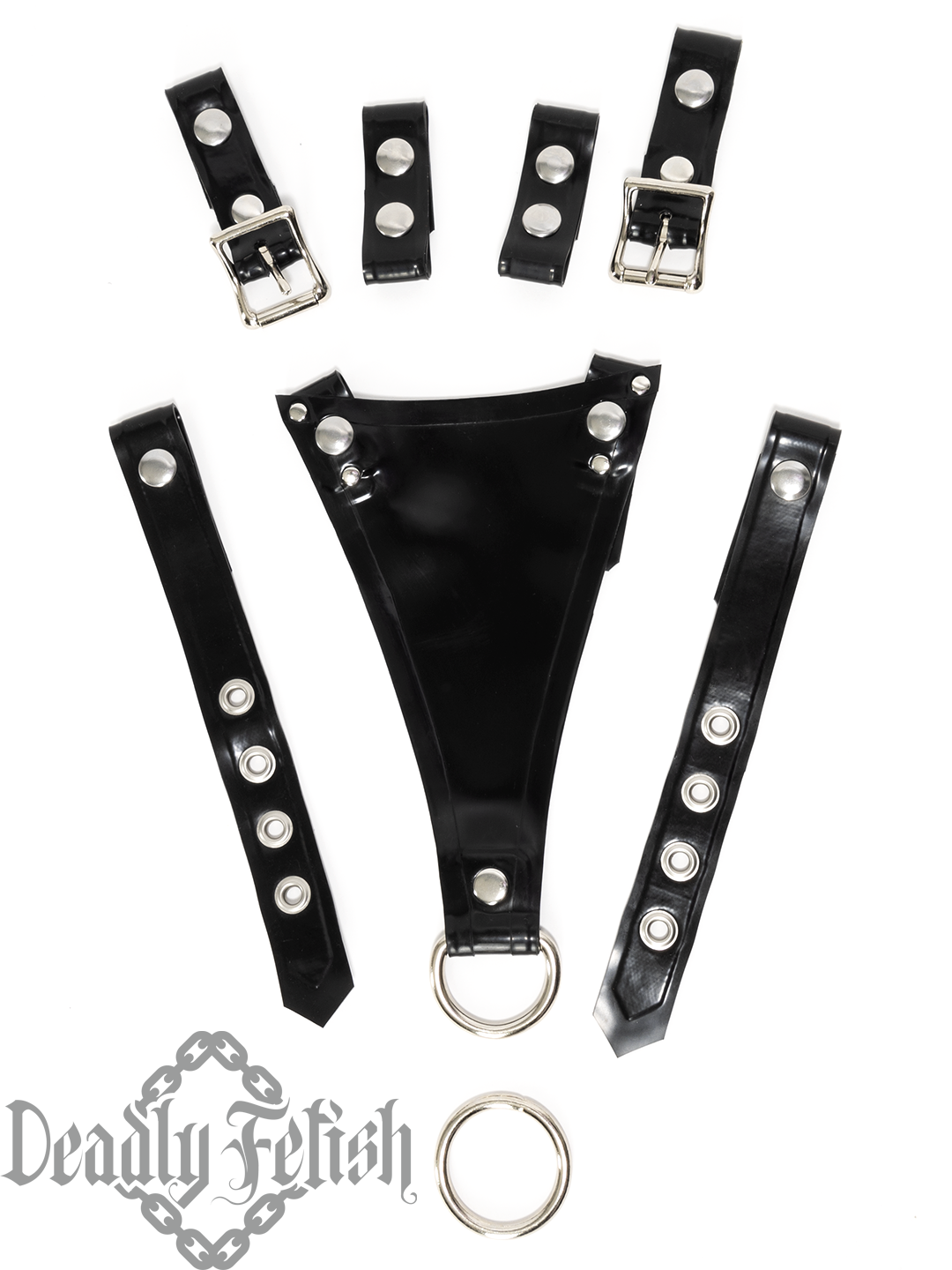 Deadly Fetish Made-To-Order Latex: Harness Addition #31 Panty