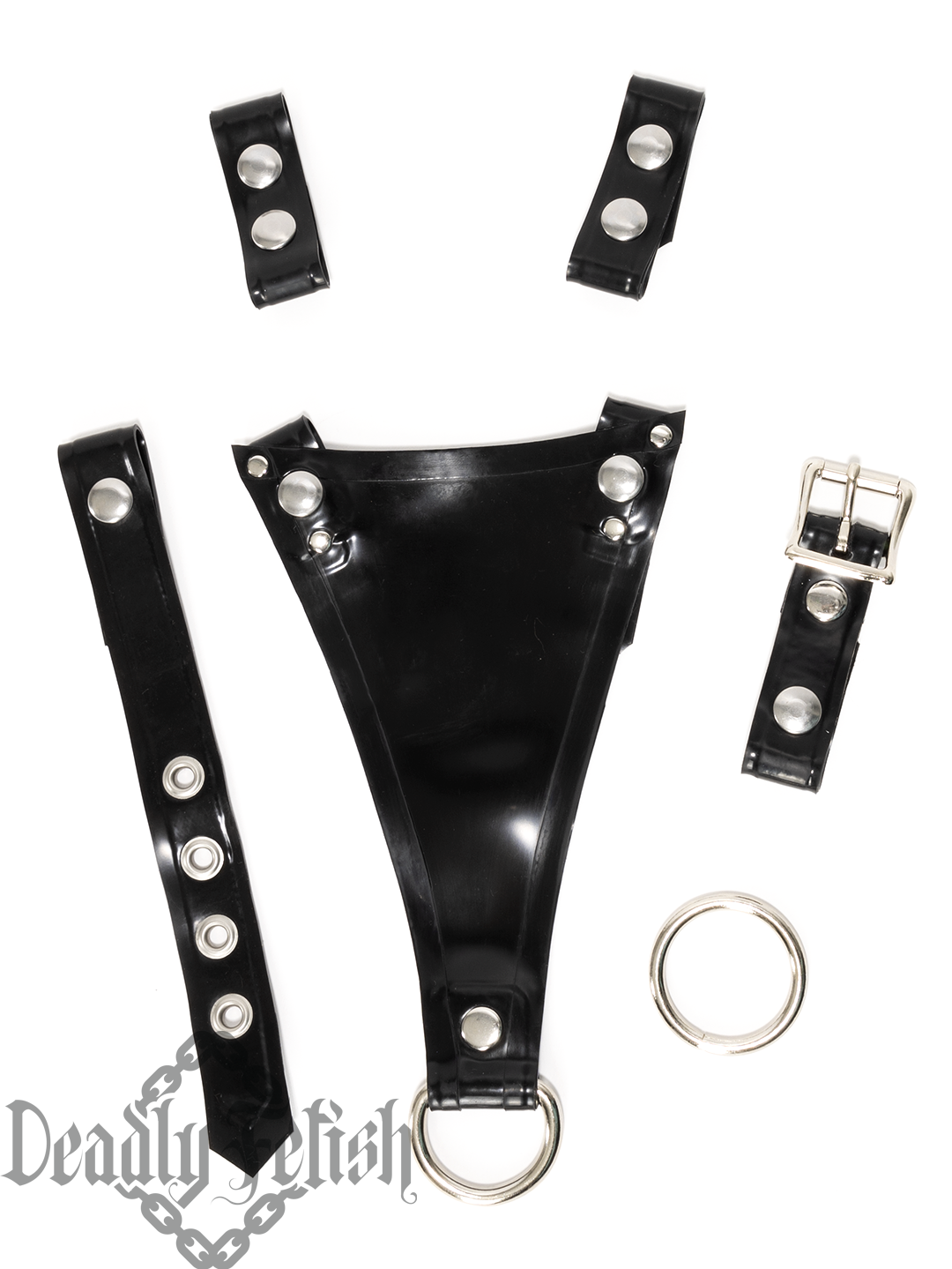 Deadly Fetish Made-To-Order Latex: Harness Addition #31 Panty