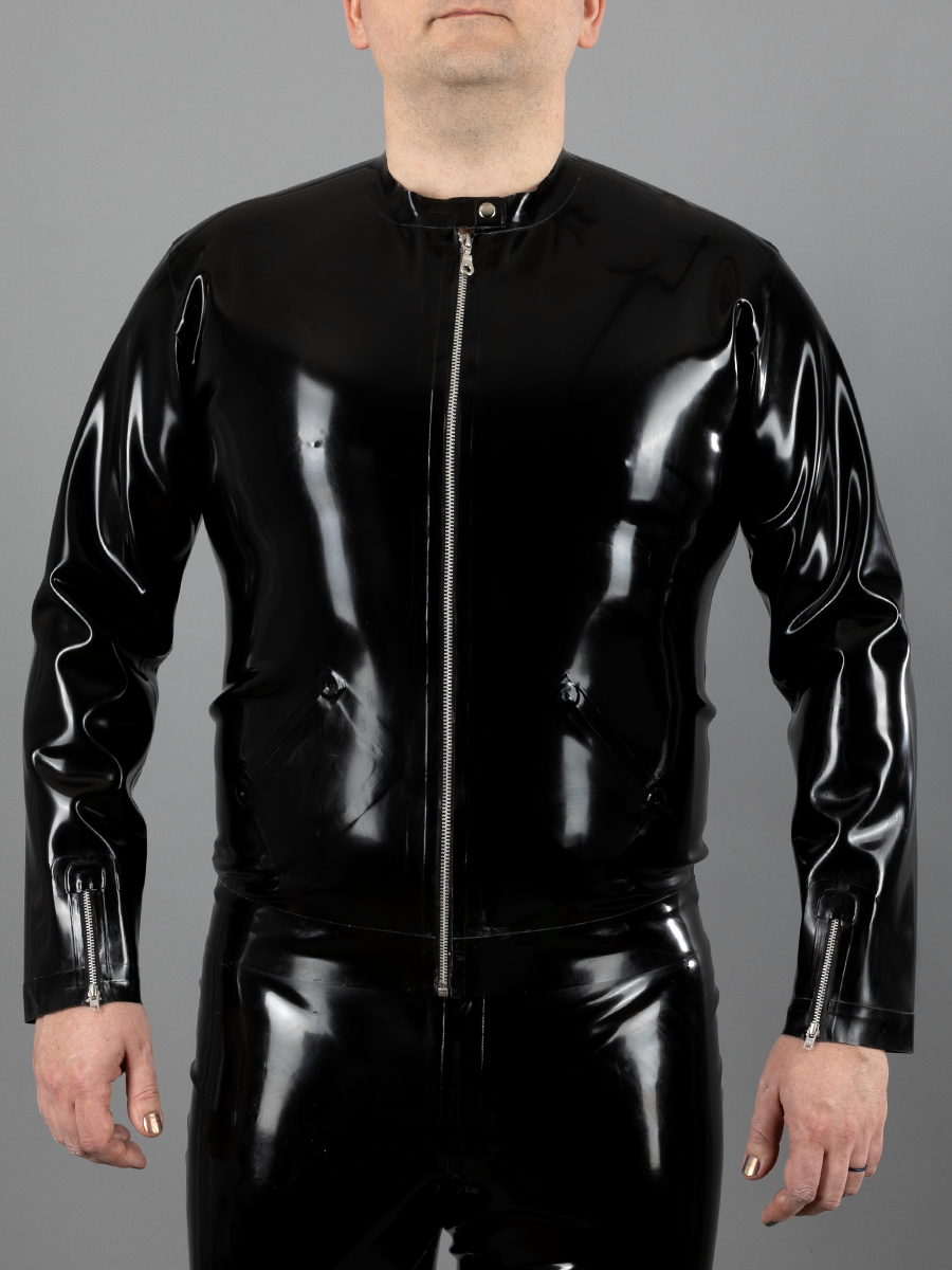 Latex Biker Jacket