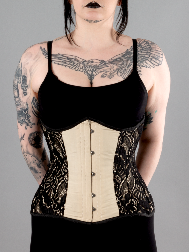 Lace Overlay Underbust Corset