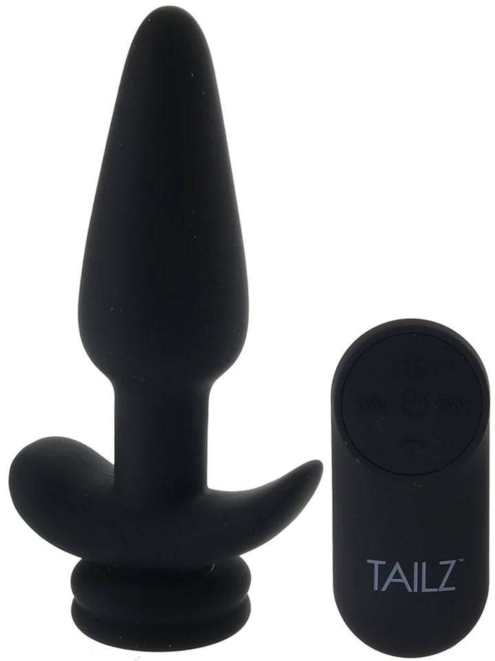 Snap-on Tail Silicone Anal Vibe