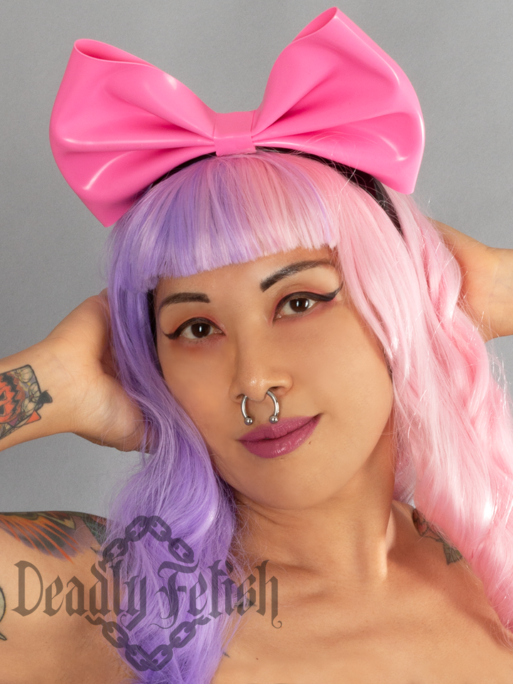 Deadly Fetish Made-To-Order Latex: Hair Bow