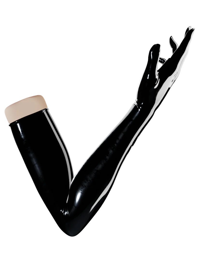 Latex Opera Length Gloves