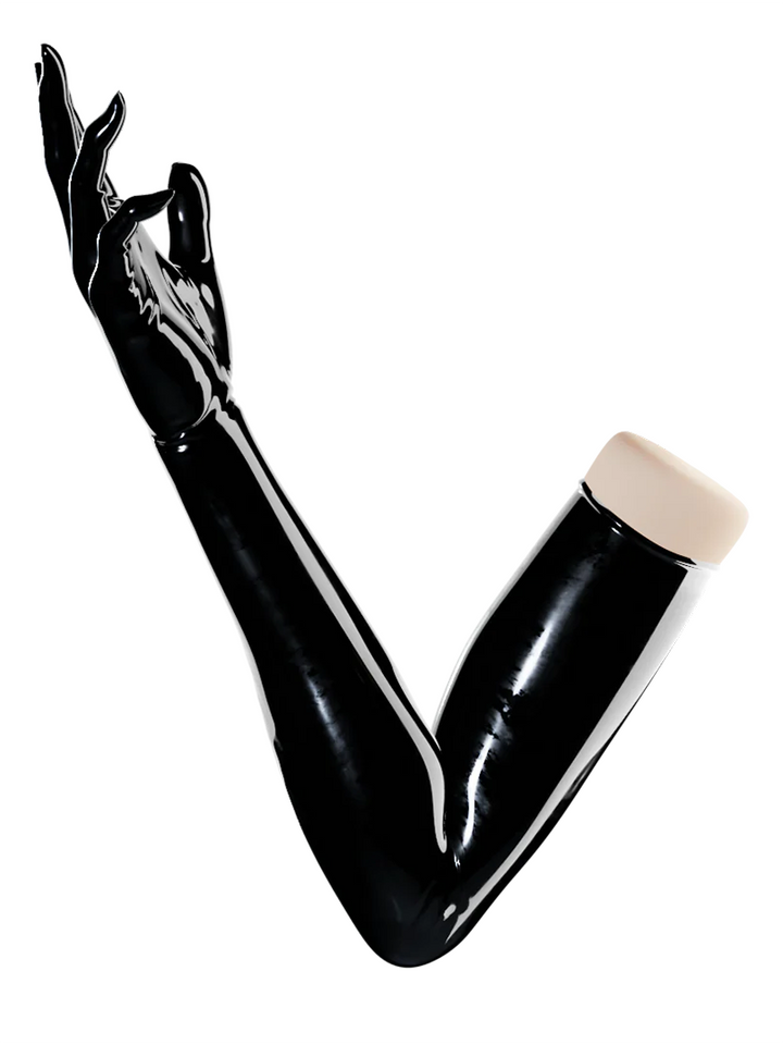 Latex Opera Length Gloves