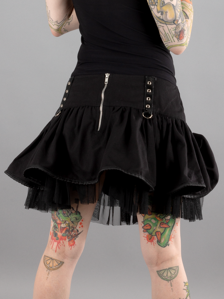 Twill Pirate Mini Skirt