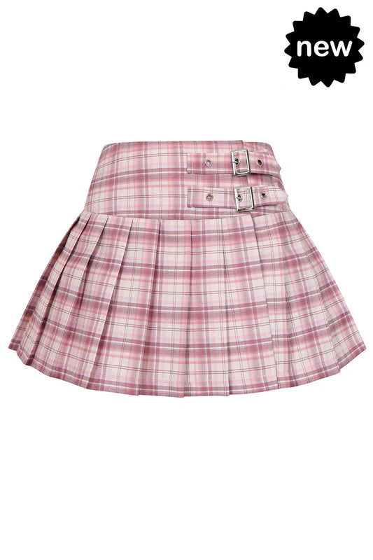 Mini Skirt with Buckles