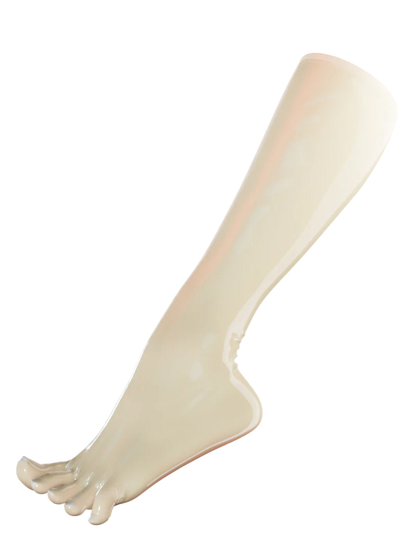 Latex Knee High Toe Socks