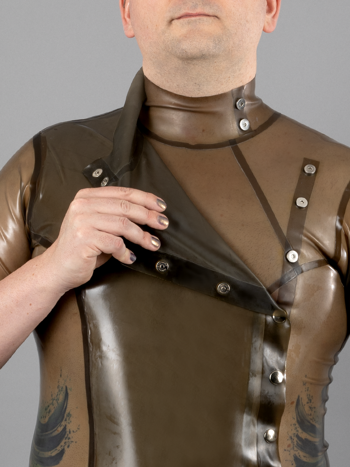 Latex Military Shirt