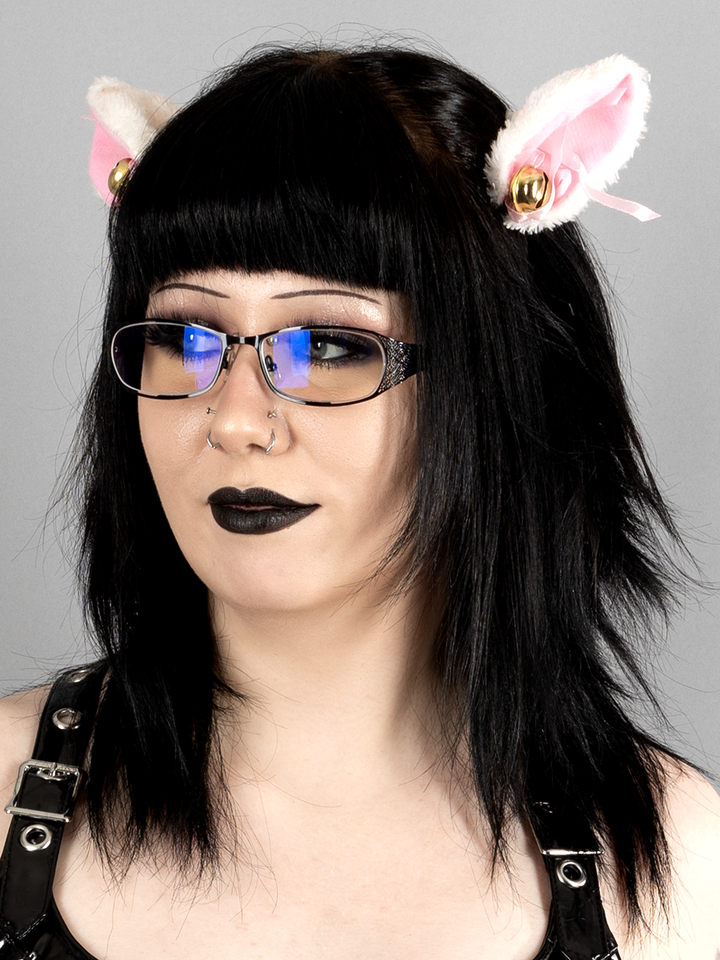 Clip-In Cat Ears with Bells