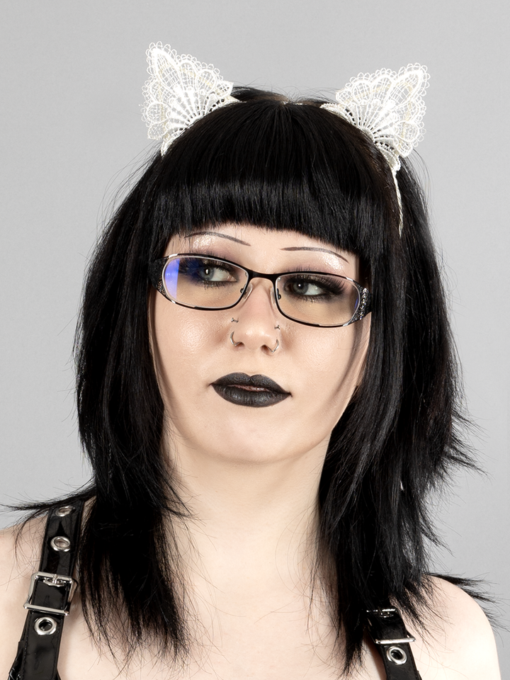 Lace Cat Ear Headband