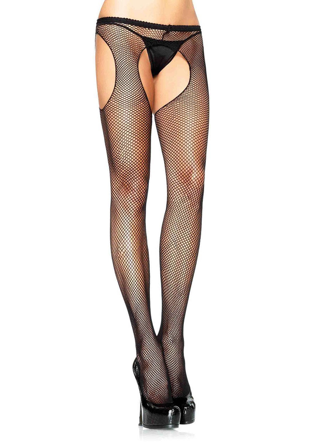 Fishnet Suspender Tights